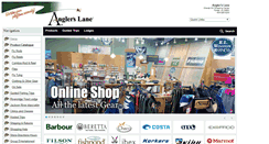 Desktop Screenshot of anglerslane.com